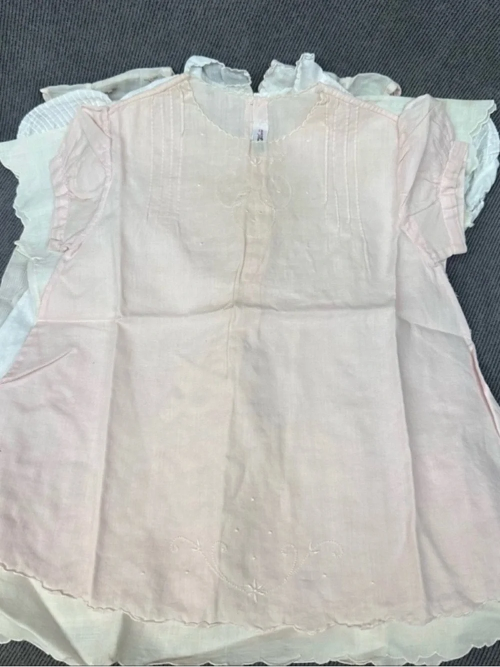 Vintage Baby Day Gowns Dresses W/ Embroidery Estate Lot 23 Pc Cotton Batiste